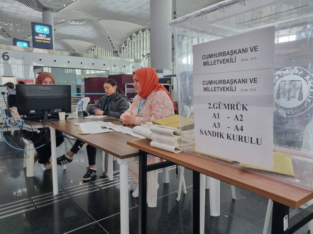 İstanbul Havalimanı'nda kaç oy kullanıldı? 3