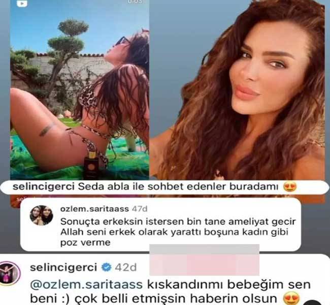 Ünlü sosyal medya fenomeni Selin Ciğerci “kadın gibi poz versen de erkeksin” yorumuna ne yanıt verdi 4