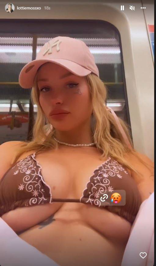 Ateşli Onlyfans modeli sınırları zorladı: Metroda sıcak basınca öyle bir şey yaptı ki 2