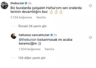 Hafsanur Sancaktutan'ın bikinili fotoğraflarına Kerem Bürsin kayıtsız kalamadı! 7