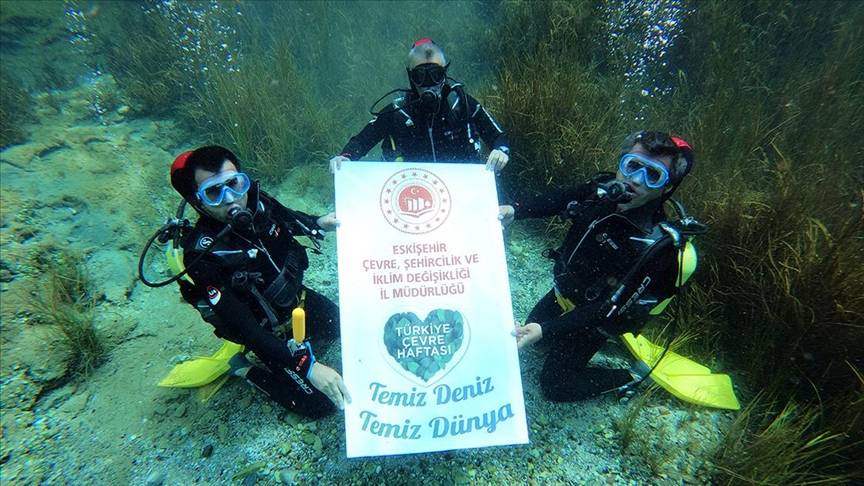 Sakarya Nehri'nin doğduğu bölgede farkındalık dalışı 2