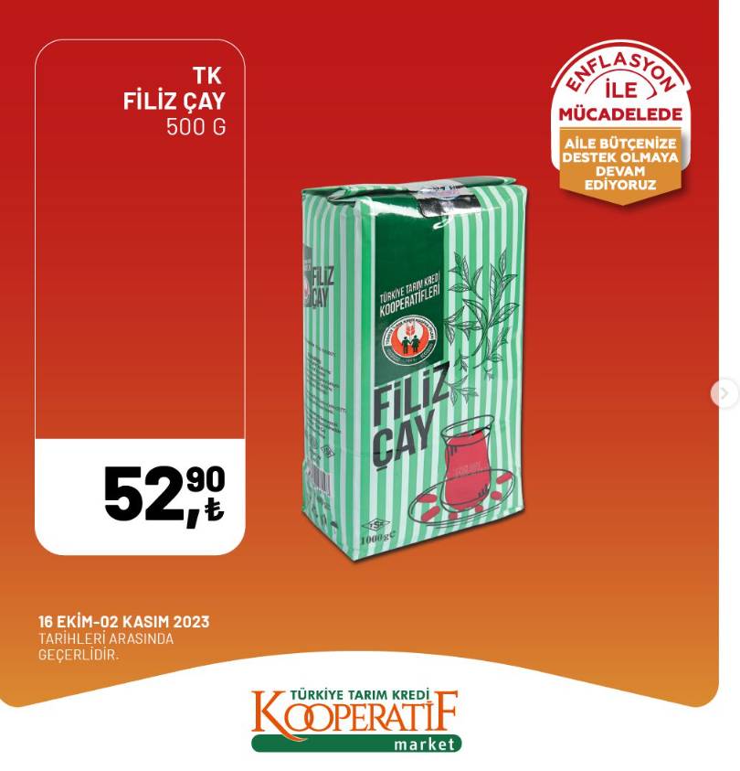 Tarım Kredi Marketleri'nde hangi ürün ne kadar indirime girdi? İşte indirim öncesi ve sonrası ürün fiyat karşılaştırmaları... 8