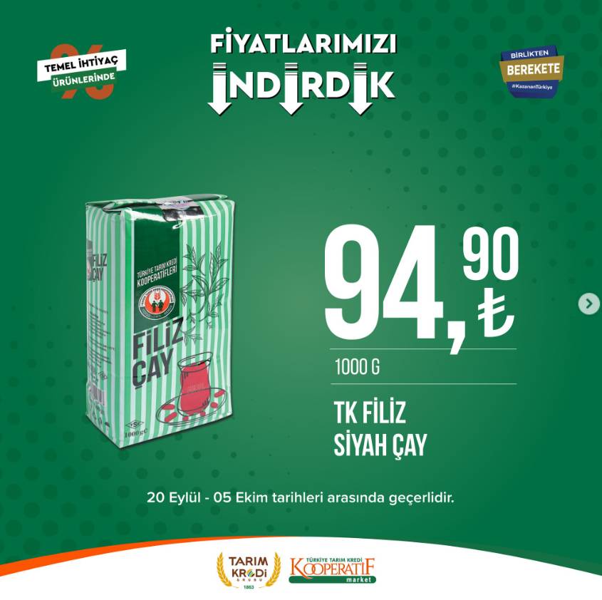 Tarım Kredi Marketleri'nde hangi ürün ne kadar indirime girdi? İşte indirim öncesi ve sonrası ürün fiyat karşılaştırmaları... 7