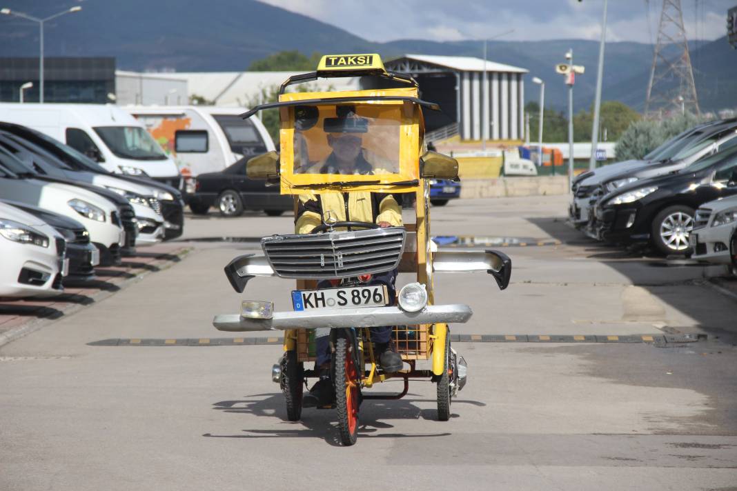 Kendi eliyle "Mercedes"ini yaptı 1