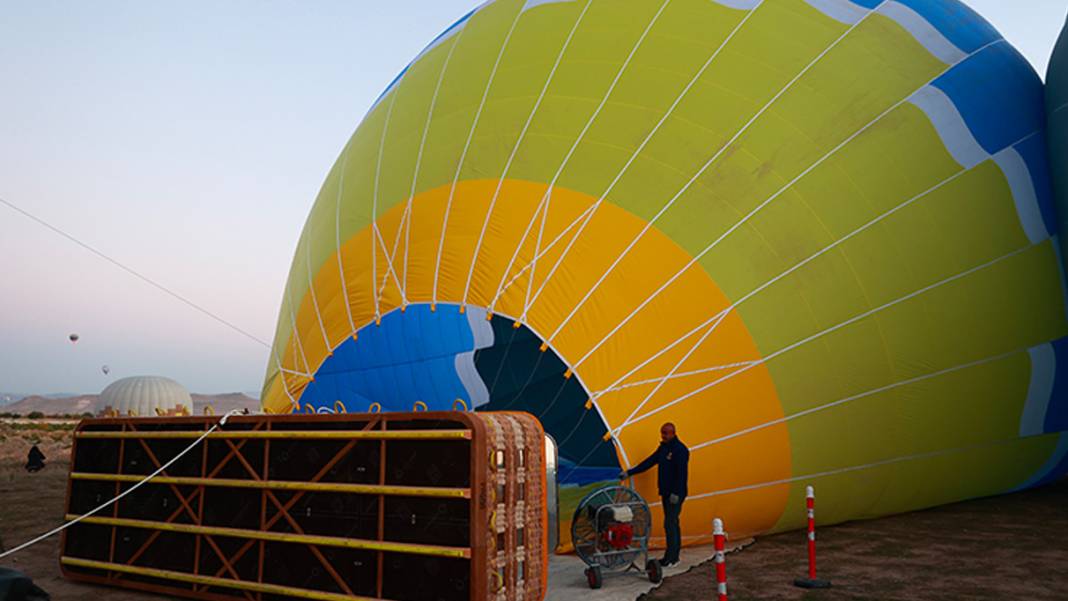 Kapadokya'da üretilen 100. yerli sıcak hava balonu testi geçti 3