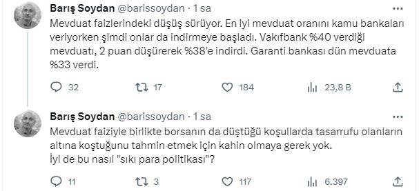 Bankalar perşembeyi beklemedi! Merkez Bankası dedikodusu ortalığı karıştı...Parasını faize yatıranlara büyük şok 12