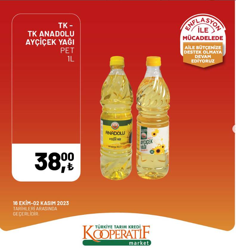 Tarım Kredi Marketleri'nde hangi ürün ne kadar indirime girdi? İşte indirim öncesi ve sonrası ürün fiyat karşılaştırmaları... 3