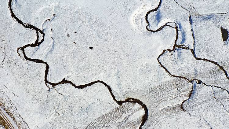 Trabzon'un yüksek kesimlerinde kar etkili oldu 4