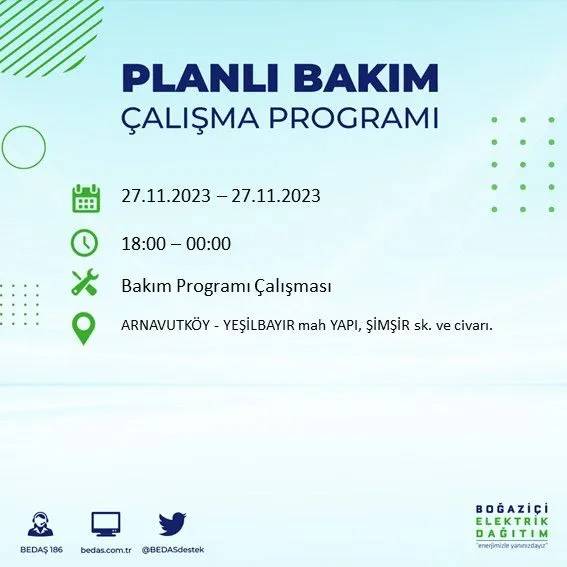 İstanbul'un bu ilçelerinde oturanlar hazırlıklarını yapsın: Gün boyu elektrik olmayacak 3