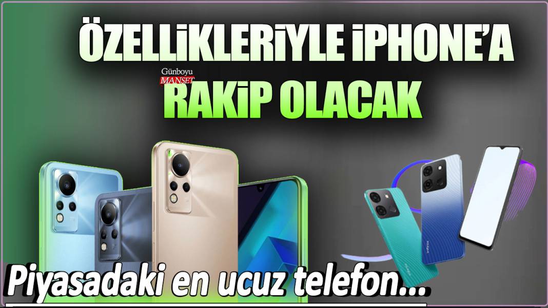 Özellikleriyle iPhone'a rakip olacak: Piyasadaki en ucuz telefon... 1