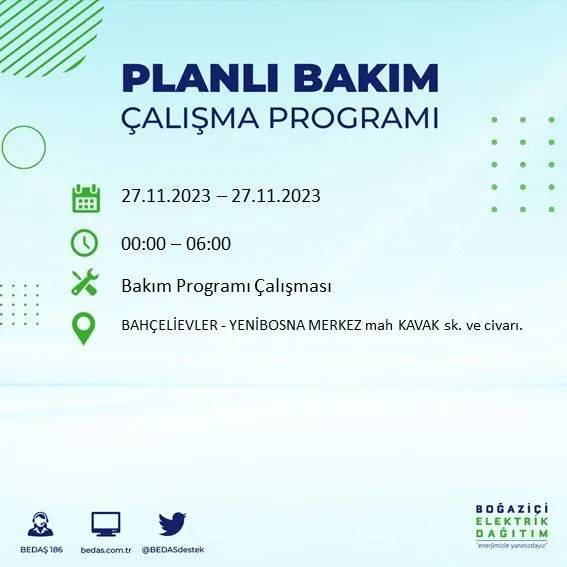 İstanbul'un bu ilçelerinde oturanlar hazırlıklarını yapsın: Gün boyu elektrik olmayacak 12