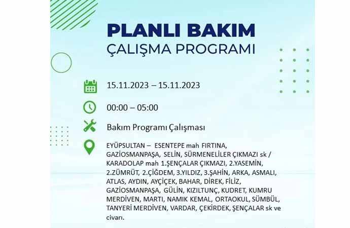 İstanbul'da büyük elektrik kesintisi: Tam 21 ilçe karanlığa gömülecek 27