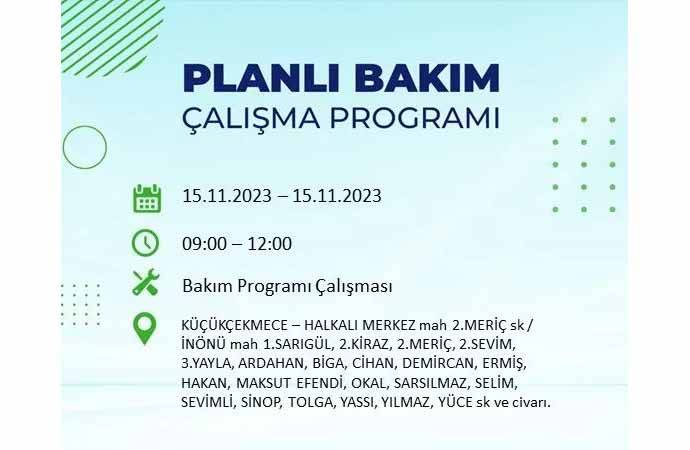 İstanbul'da büyük elektrik kesintisi: Tam 21 ilçe karanlığa gömülecek 28