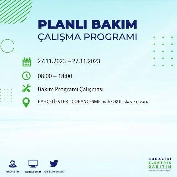 İstanbul'un bu ilçelerinde oturanlar hazırlıklarını yapsın: Gün boyu elektrik olmayacak 16