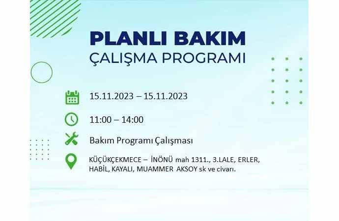 İstanbul'da büyük elektrik kesintisi: Tam 21 ilçe karanlığa gömülecek 30