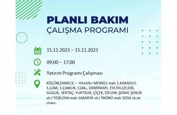 İstanbul'da büyük elektrik kesintisi: Tam 21 ilçe karanlığa gömülecek 26