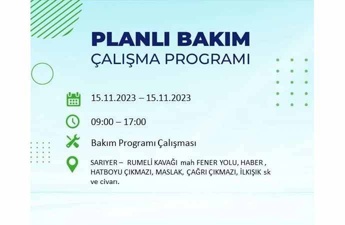 İstanbul'da büyük elektrik kesintisi: Tam 21 ilçe karanlığa gömülecek 25