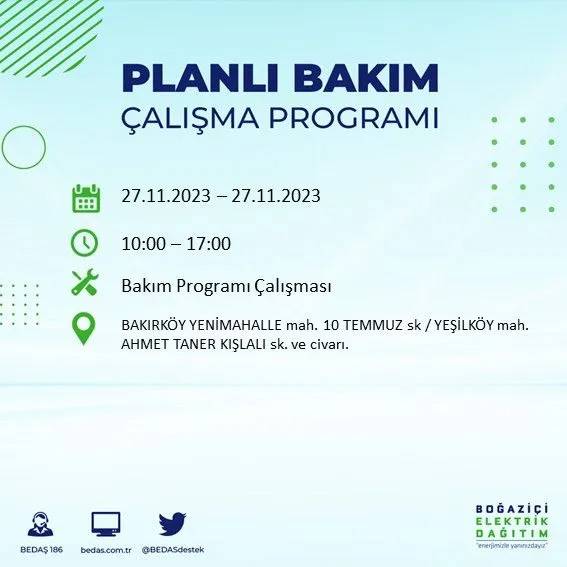 İstanbul'un bu ilçelerinde oturanlar hazırlıklarını yapsın: Gün boyu elektrik olmayacak 19