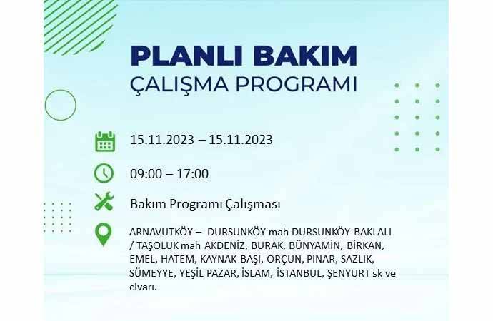 İstanbul'da büyük elektrik kesintisi: Tam 21 ilçe karanlığa gömülecek 14