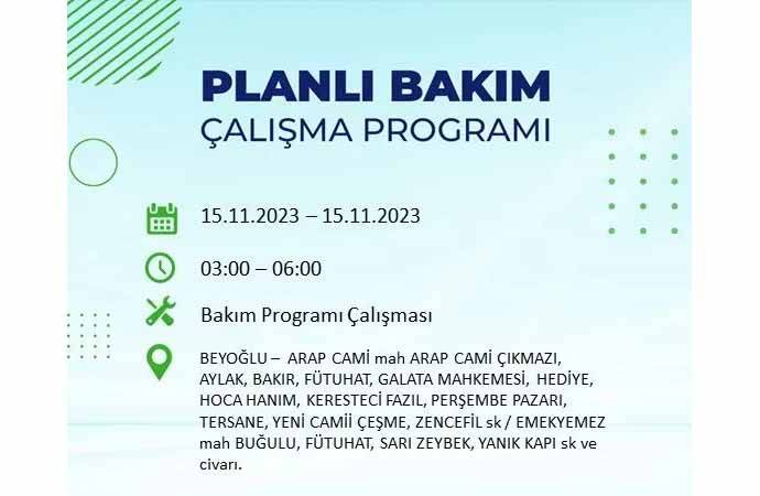 İstanbul'da büyük elektrik kesintisi: Tam 21 ilçe karanlığa gömülecek 15