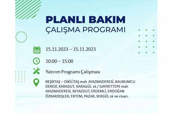 İstanbul'da büyük elektrik kesintisi: Tam 21 ilçe karanlığa gömülecek 13