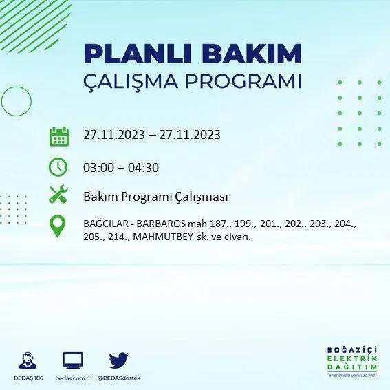 İstanbul'un bu ilçelerinde oturanlar hazırlıklarını yapsın: Gün boyu elektrik olmayacak 34