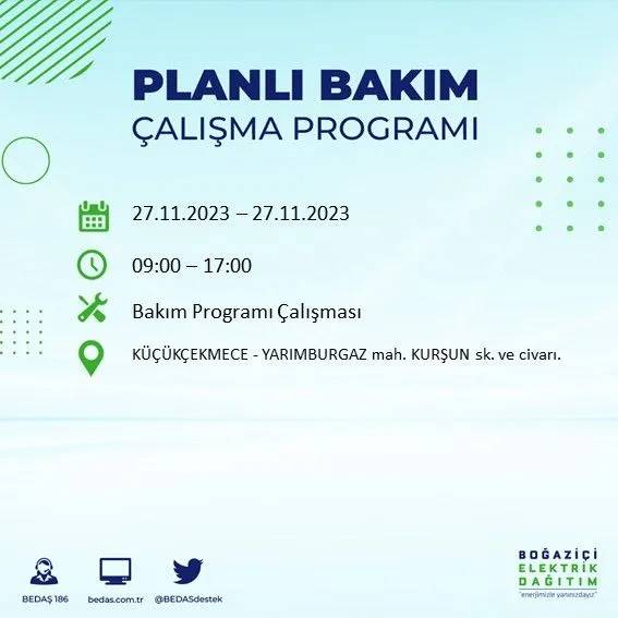 İstanbul'un bu ilçelerinde oturanlar hazırlıklarını yapsın: Gün boyu elektrik olmayacak 48