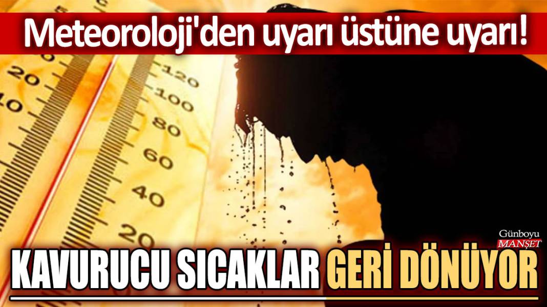 Meteoroloji'den uyarı üstüne uyarı: Sıcaklıklar 8 derece birden artacak! 1