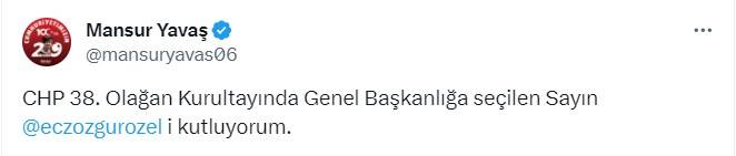 CHP’nin Yeni Genel Başkanı Özgür Özel’e siyasilerden tebrik mesajları! Kim ne dedi 8