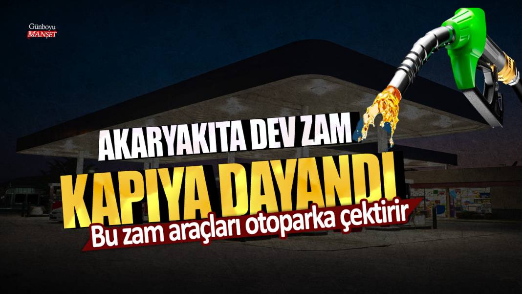 Bu zam araçları otoparka çektirir: Akaryakıta dev zam kapıya dayandı 1