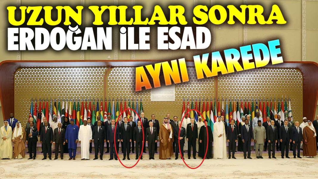 Uzun yıllar sonra Erdoğan ile Esad aynı karede 1