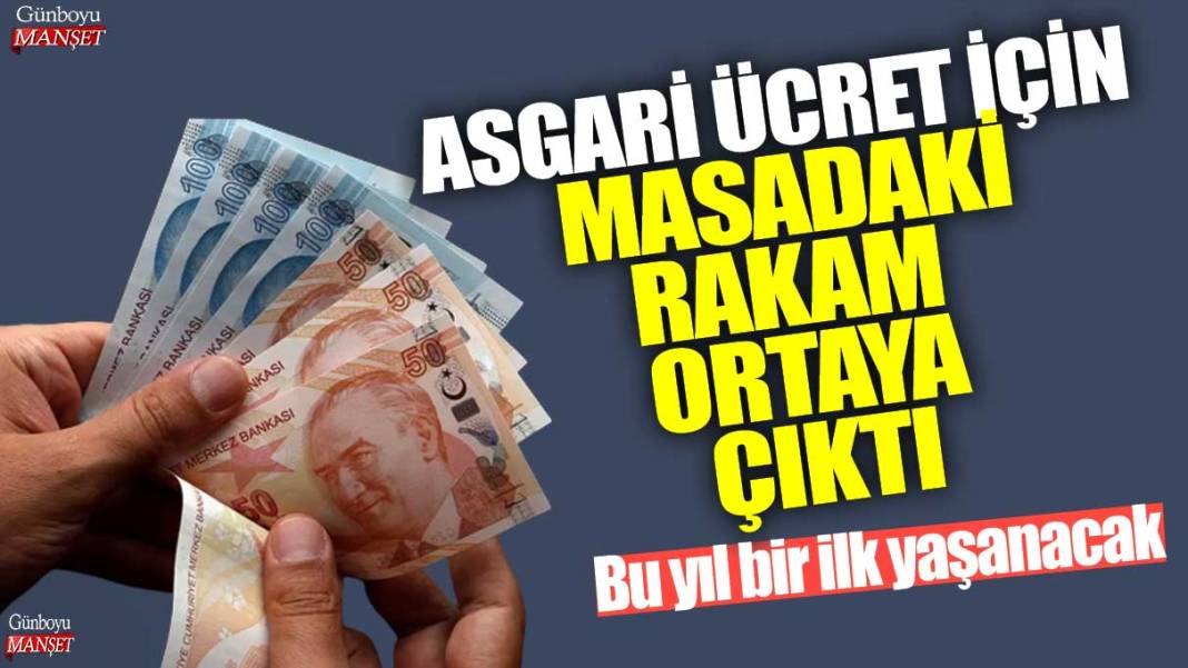 Asgari ücret için masadaki rakam ortaya çıktı! Bu yıl bir ilk yaşanacak 1