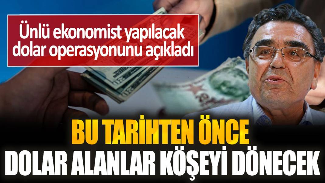 Ünlü ekonomist "Bu tarihten önce dolar alanlar köşeyi dönecek" dedi: Doların 40 liraya fırlayacağı günü açıkladı 1