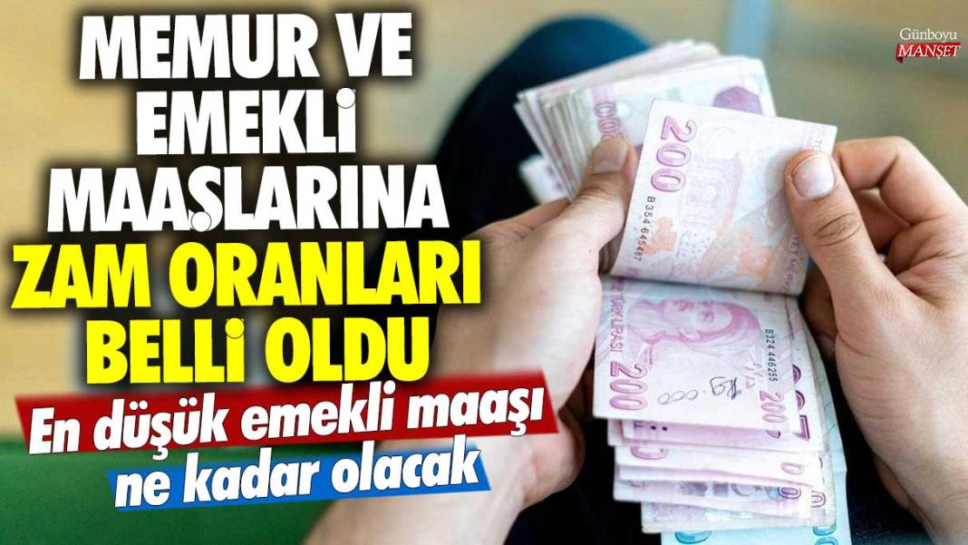 Memur ve emekli maaşlarına zam oranları belli oldu! En düşük emekli maaşı ne kadar olacak 1