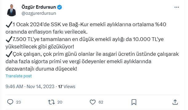 Emeklilere bir şok daha: Emekli maaş zammı için SGK Uzmanı Özgür Erdursun kötü haberi verdi 5