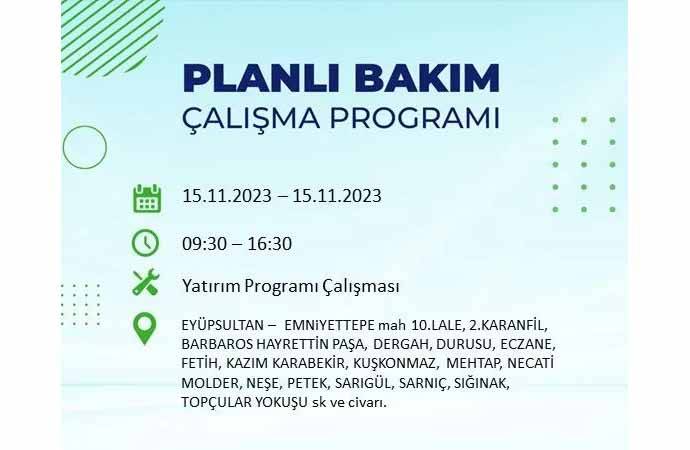 İstanbul'da büyük elektrik kesintisi: Tam 21 ilçe karanlığa gömülecek 8