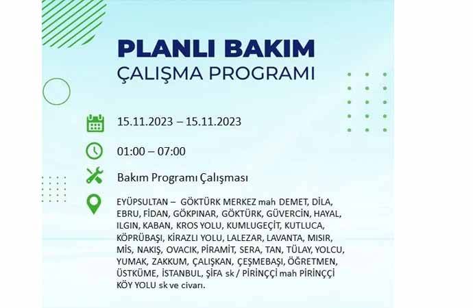 İstanbul'da büyük elektrik kesintisi: Tam 21 ilçe karanlığa gömülecek 6