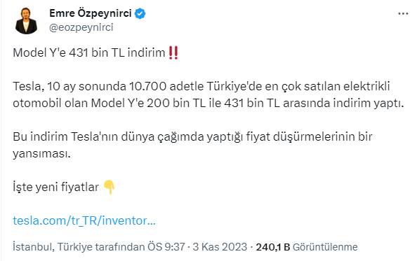 Dünyaca ünlü otomobil devi Türkiye'de satılan araçlarına 431 bin lira indirim yaptı 3