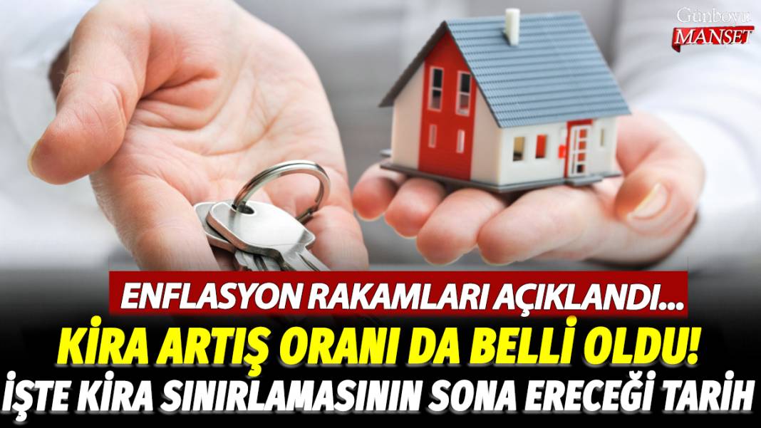 Enflasyon rakamları açıklandı... Kira artış oranı da belli oldu! İşte kira sınırlamasının sona ereceği tarih... 1