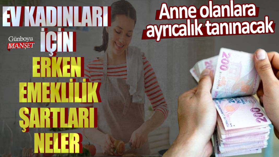 Anne olanlara ayrıcalık tanınacak: Ev kadınları için erken emeklilik şartları neler 1