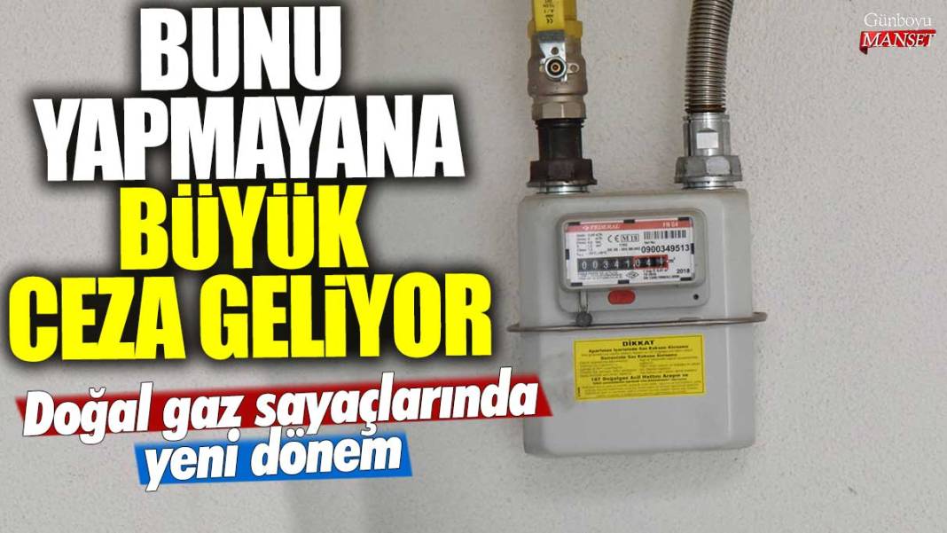 Doğal gaz sayaçlarında yeni dönem! Bunu yapmayana büyük ceza geliyor 1