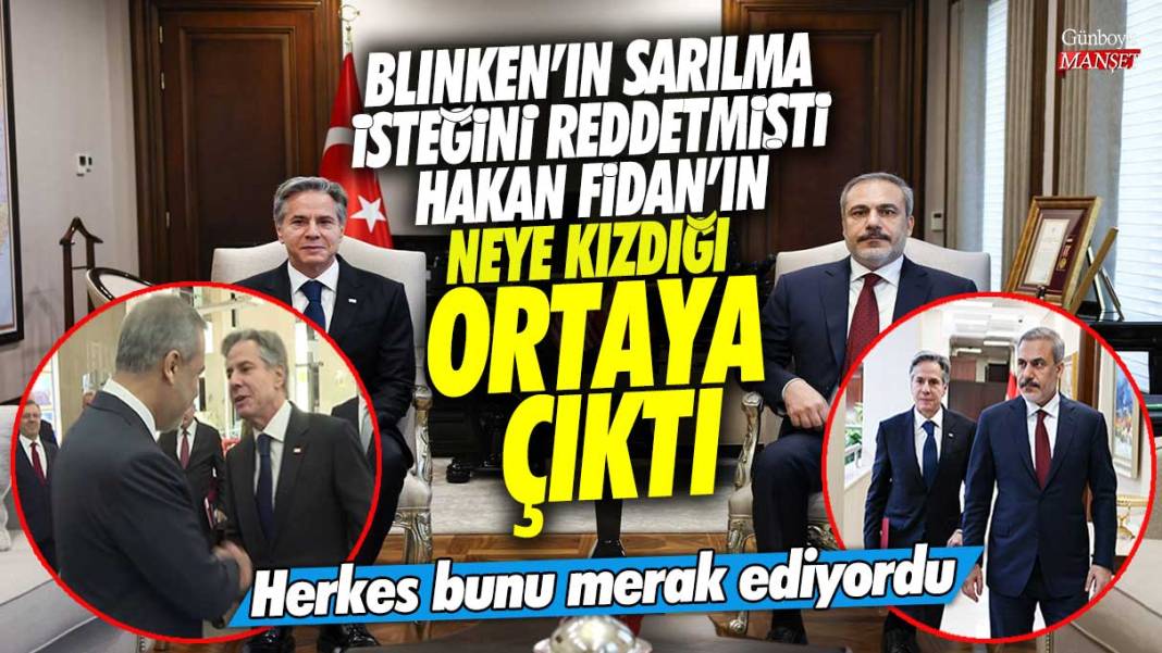 Blinken’in sarılma isteğini reddetmişti Hakan Fidan’ın neye kızdığı ortaya çıktı! Herkes bunu merak ediyordu 1