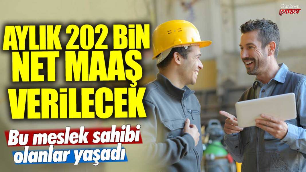 Bu meslek sahibi olanlar yaşadı! Aylık 202 bin net maaş verilecek! Tam 85 bin personel alınacak 1