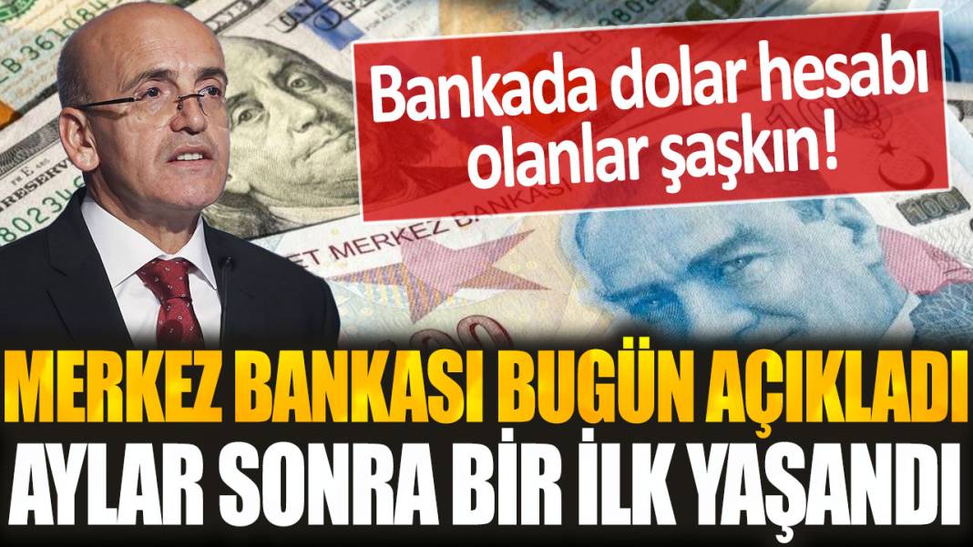 Bankada dolar hesabı olanlar şaşkın! Merkez Bankası açıkladı, aylar sonra bir ilk yaşandı 1