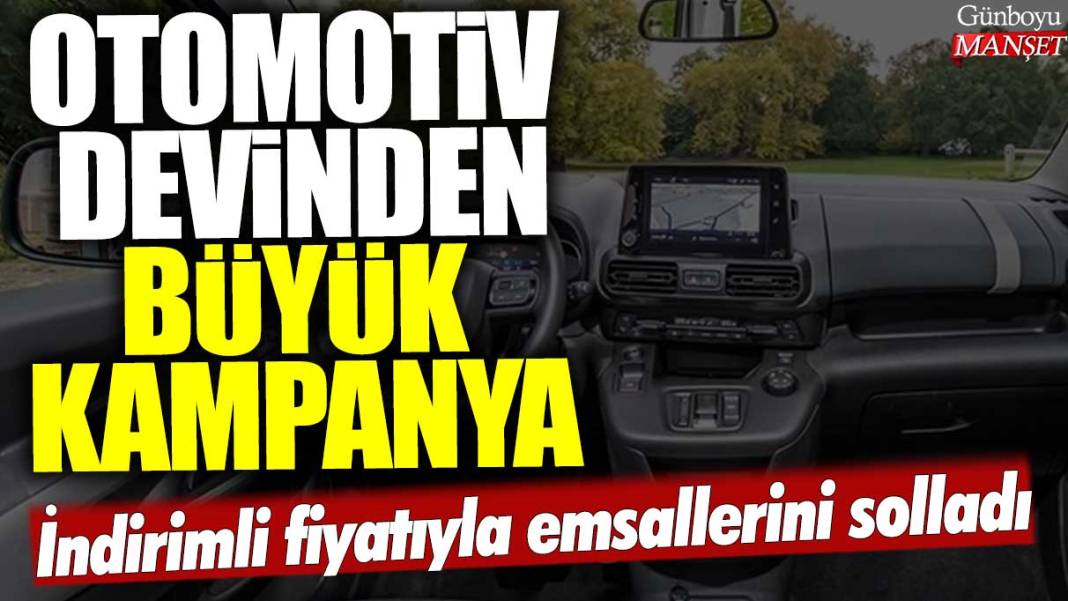 Ünlü markadan dev kampanya: İndirimli fiyatıyla emsallerini solladı 1