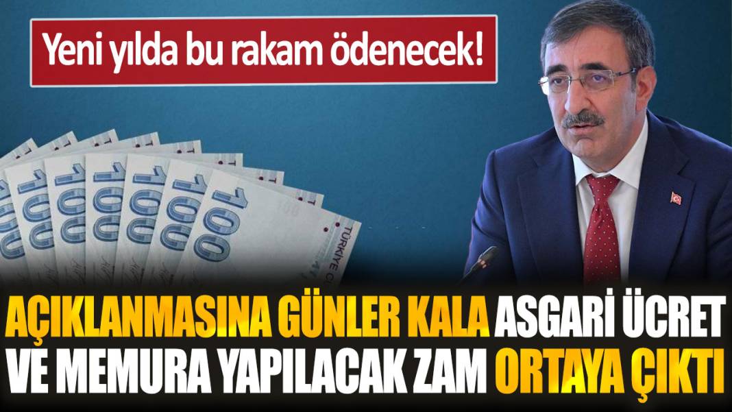 Açıklanmasına günler kala asgari ücret ve memura yapılacak zam ortaya çıktı! Yeni yılda bu rakam ödenecek 1