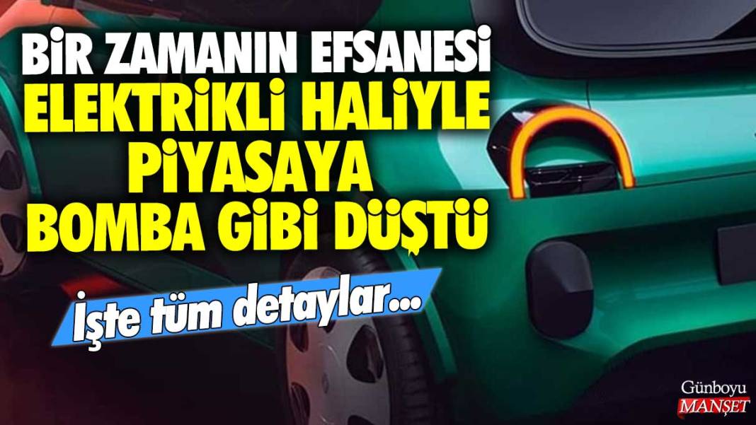 Efsane otomobil elektrikli modeliyle piyasaya bomba gibi düştü: İşte tüm detaylar... 1