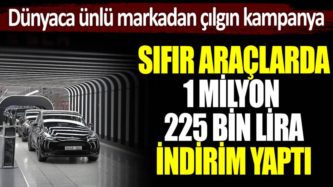 Dünyaca ünlü markadan çılgın kampanya! Sıfır araçlarda 1 milyon 225 bin lira indirim yaptı 1