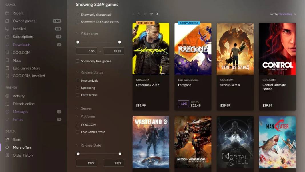 GOG'dan yeni yıl hediyesi: Steam'ın popüler oyununu ücretsiz sunacak 4