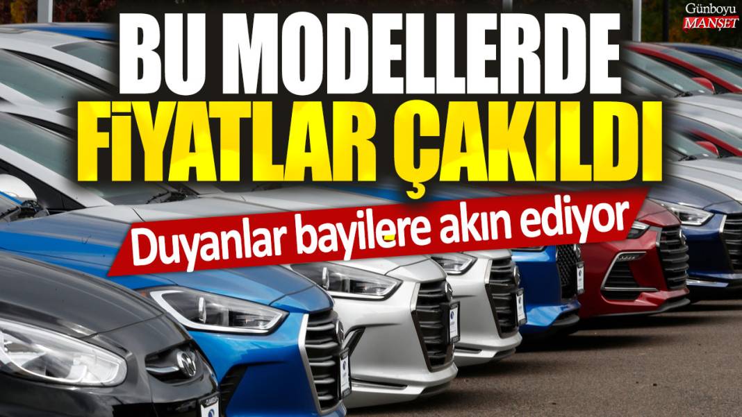 Bu modellerde fiyatlar çakıldı: Duyanlar bayilere akın ediyor 1